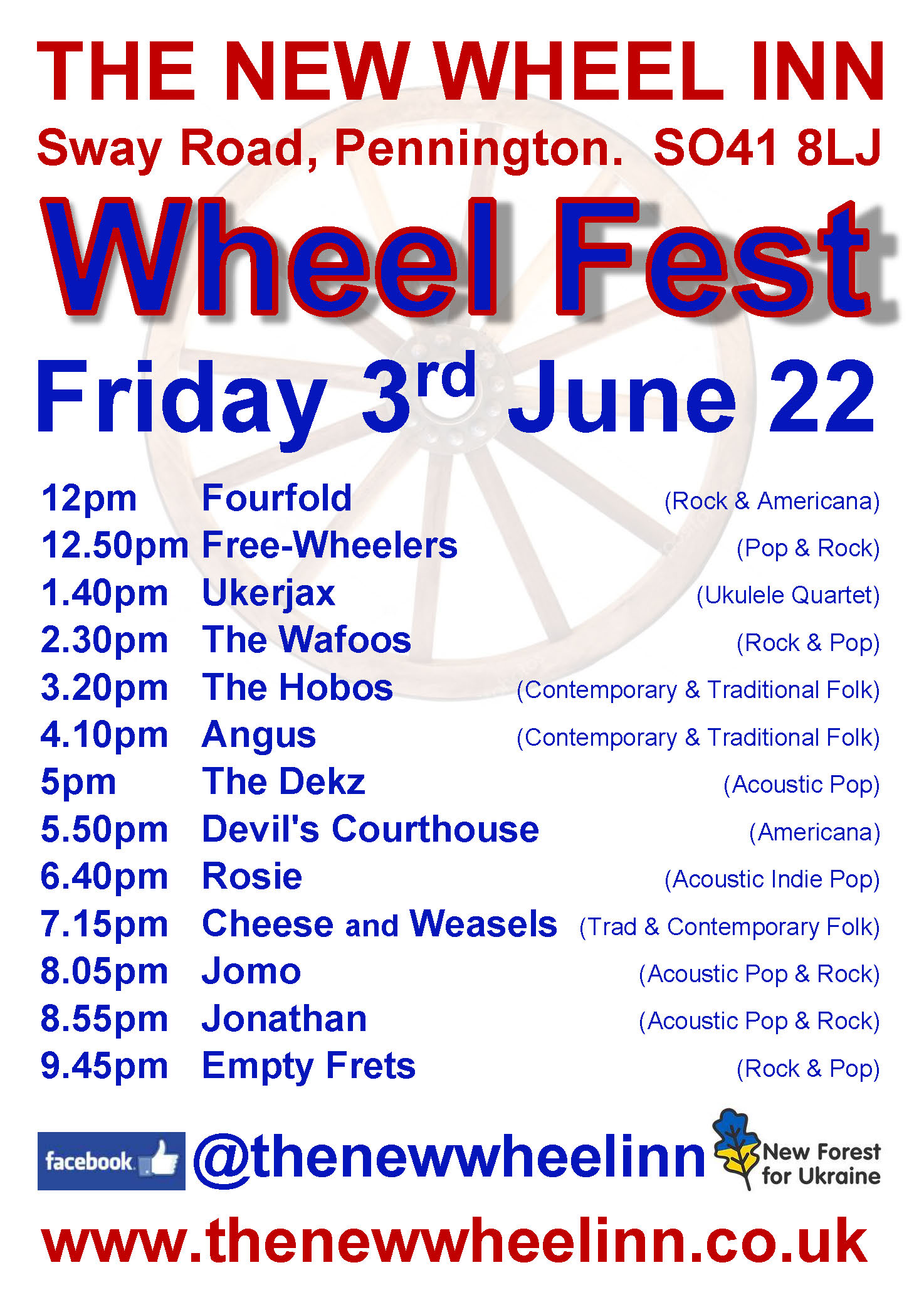 Wheel Fest programme